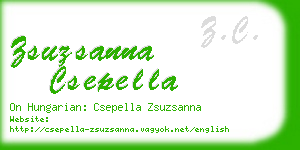 zsuzsanna csepella business card